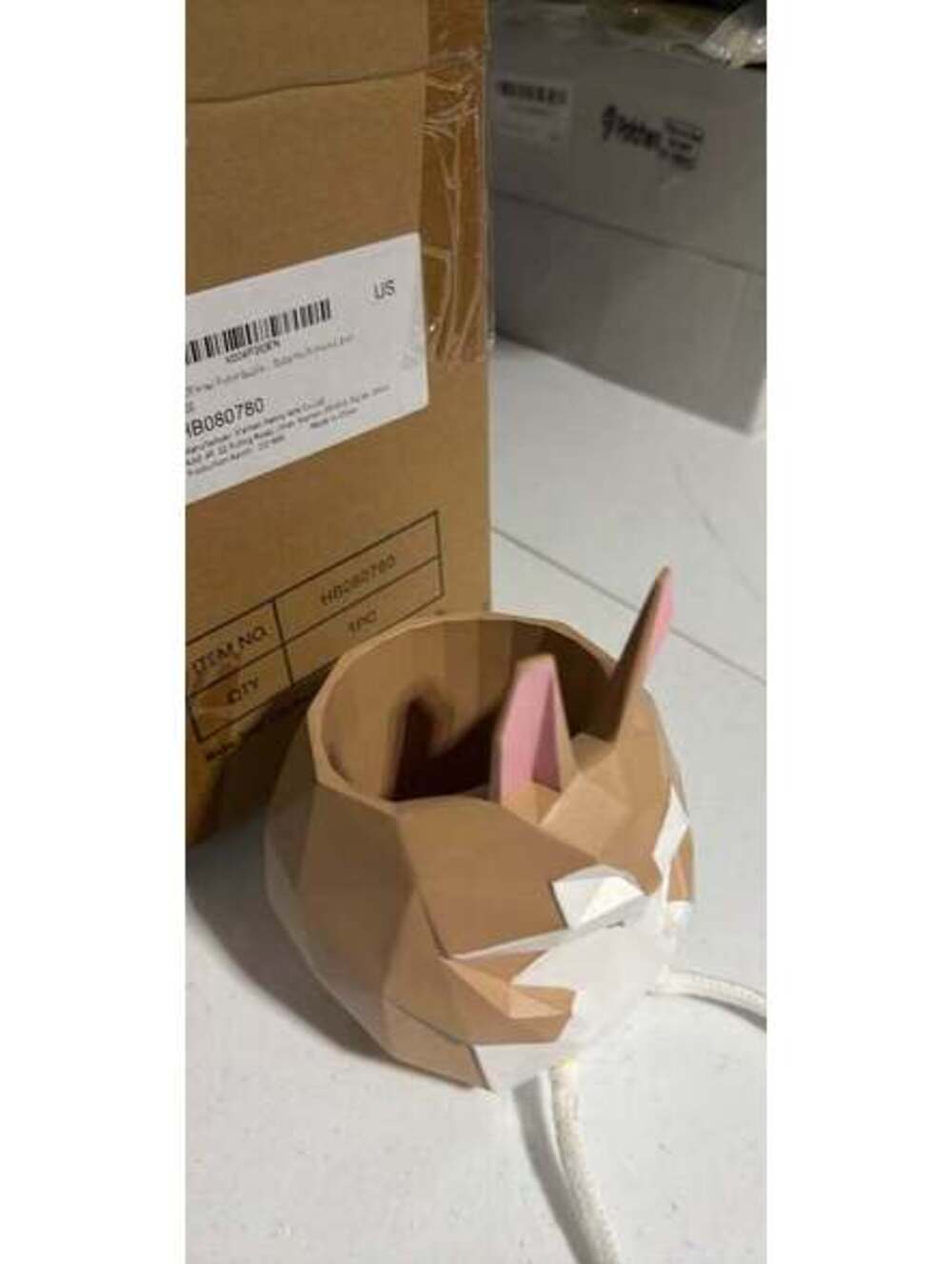 Geometric Rabbit Succulent Planter - Picture 3 of 3